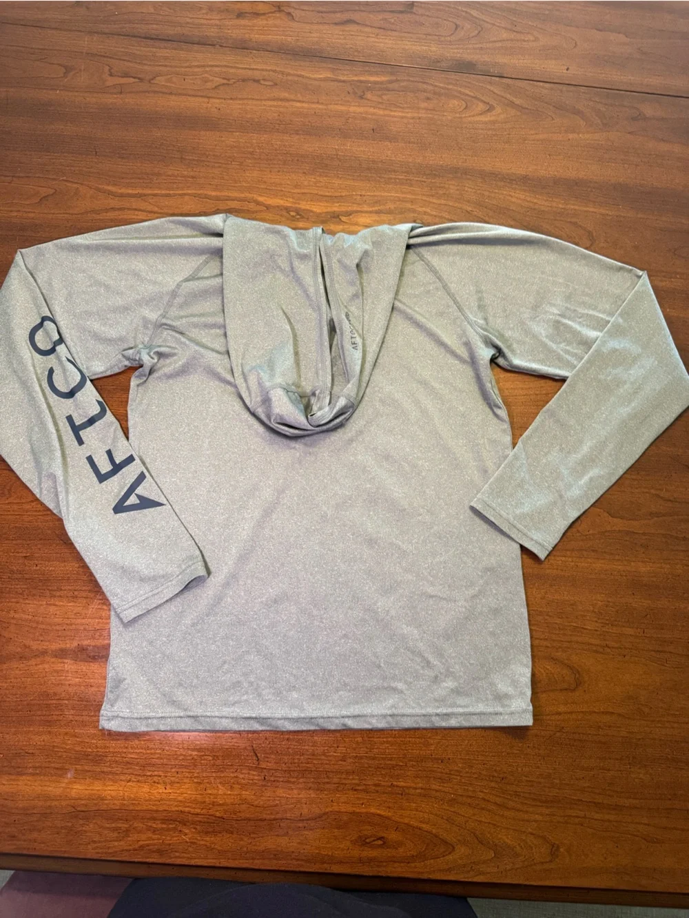 Aftco Youth Samurai Hood Performance LS Shirt | Medium | Grey